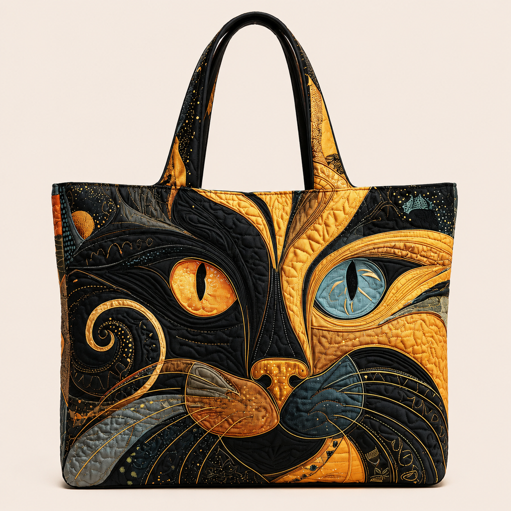 Chat Mystérieux | Sac matelassé
