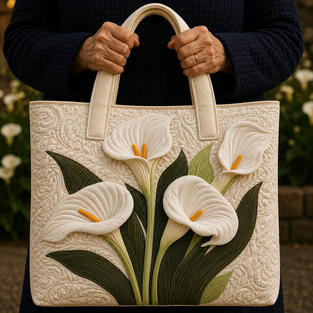 Lys Blancs | Sac matelassé