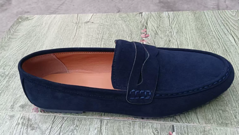 Roswitha – Mocassins à barrette effet daim