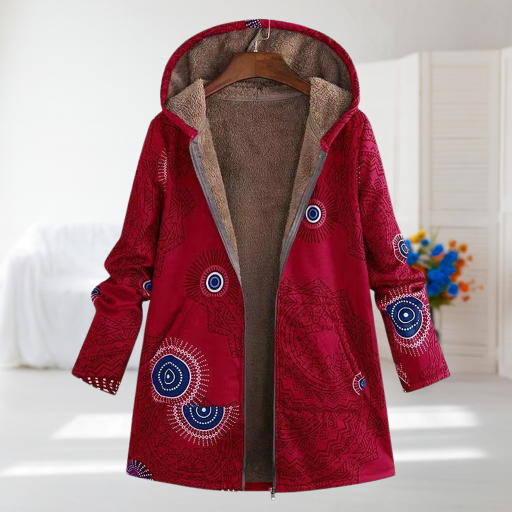 Chiara | Manteau à Motif Mandala