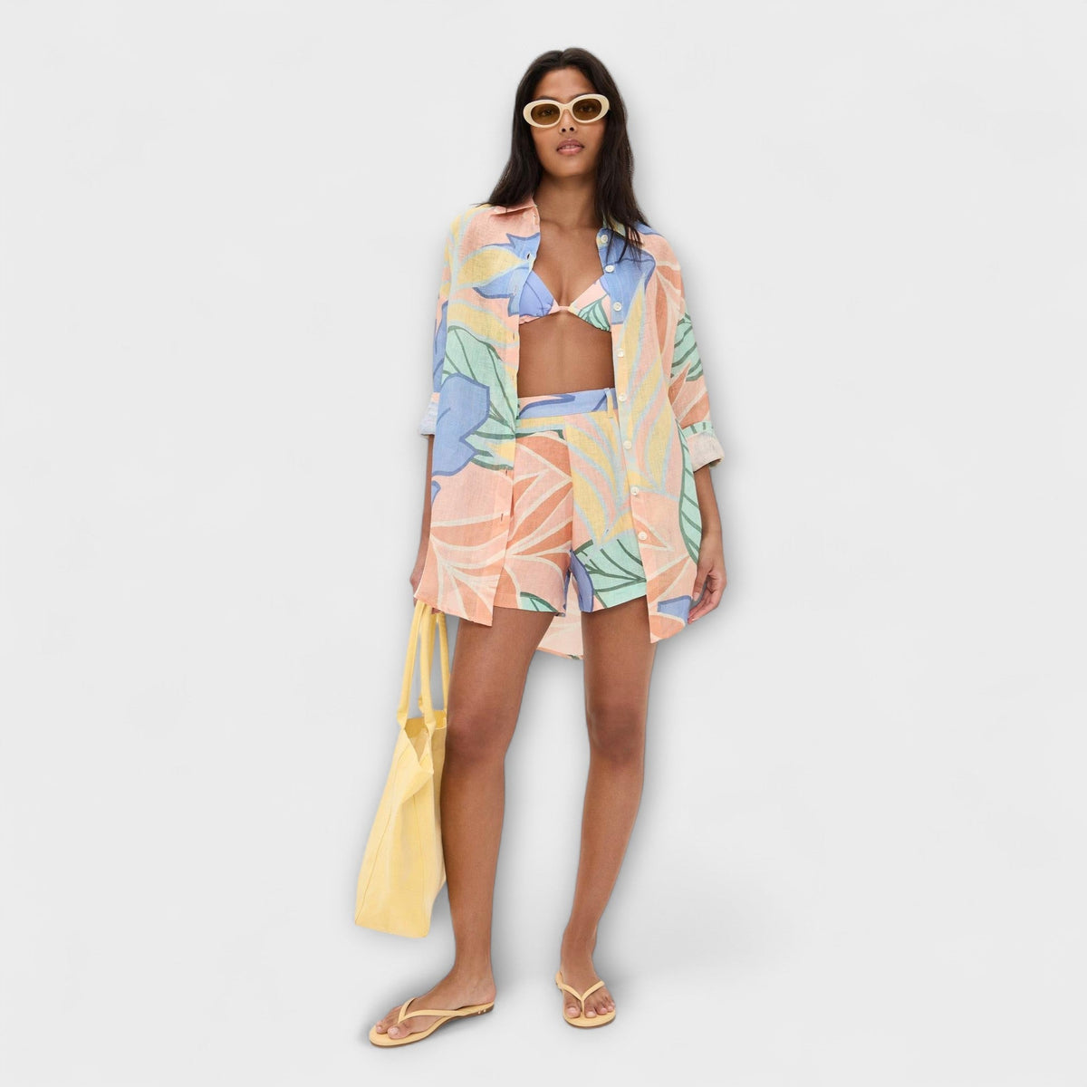 Mary - Ensemble Court Tropical Coloré