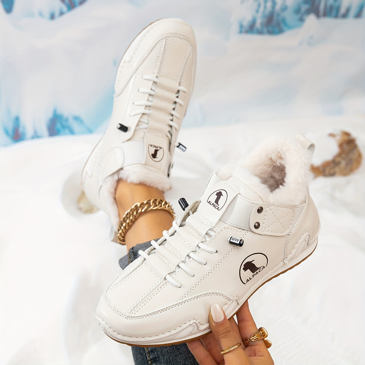 Hanne - Bottine doublée slip-on au look minimaliste