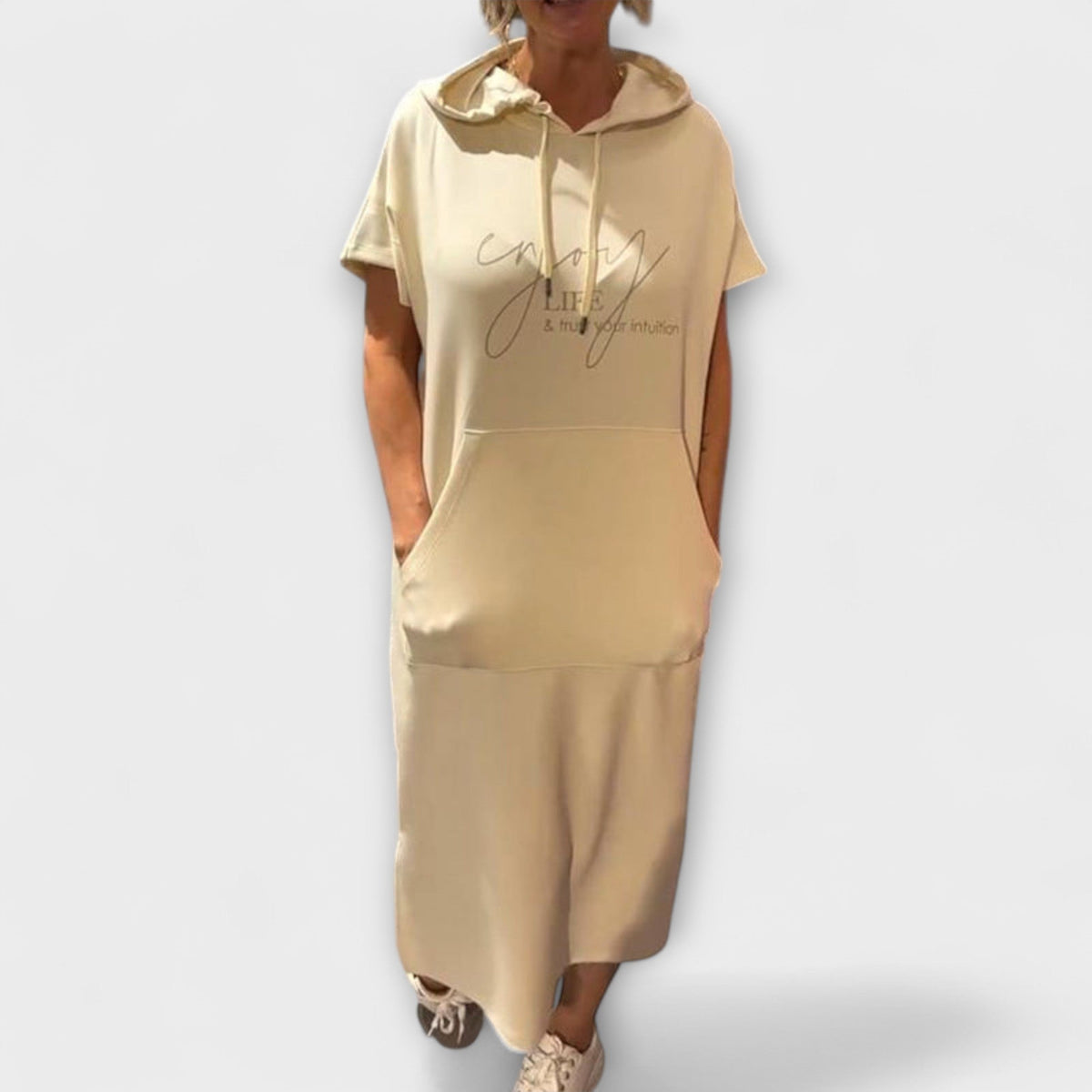 Daisy - Robe Décontractée à Capuche