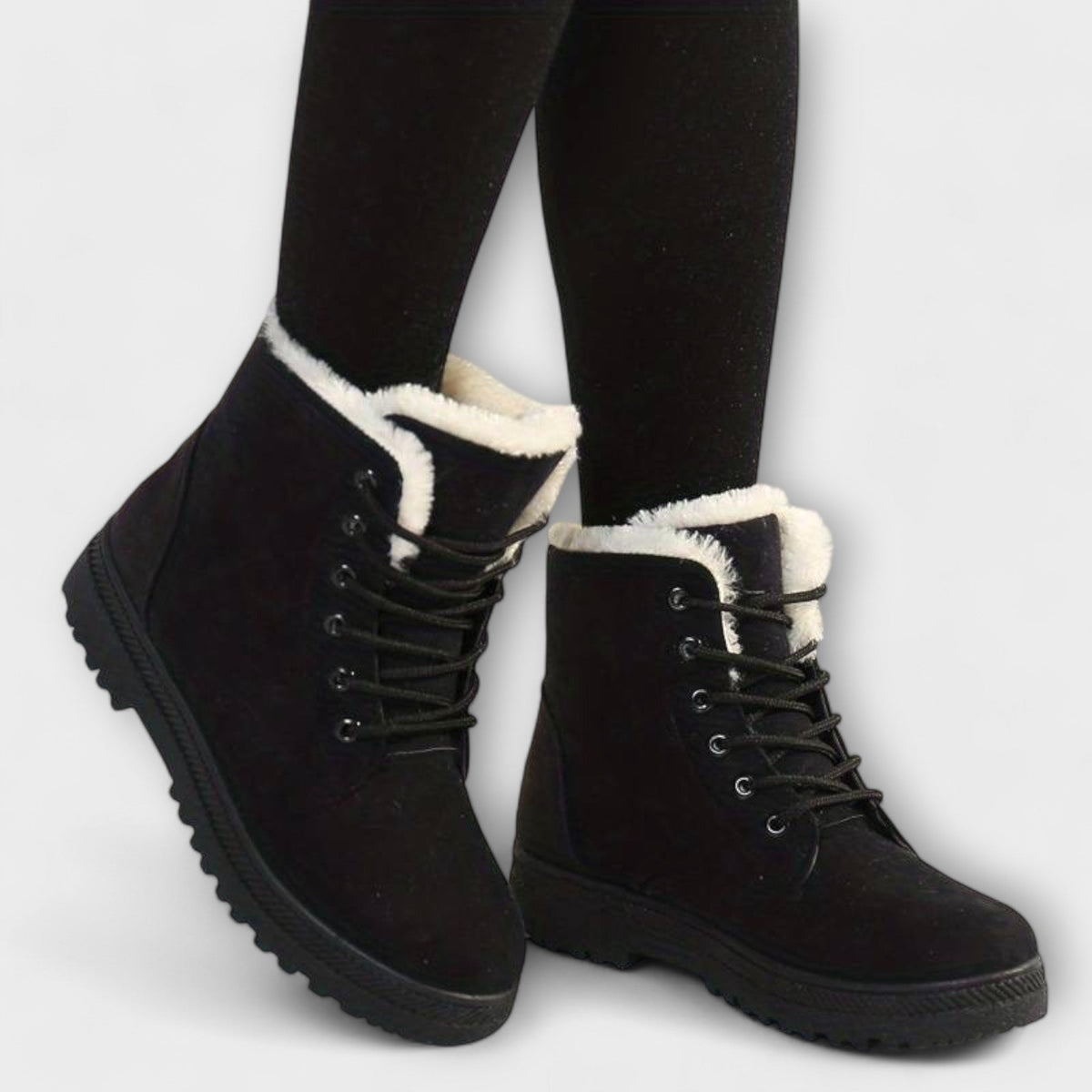 Helga - Bottes d'Hiver Lacées Chaudes