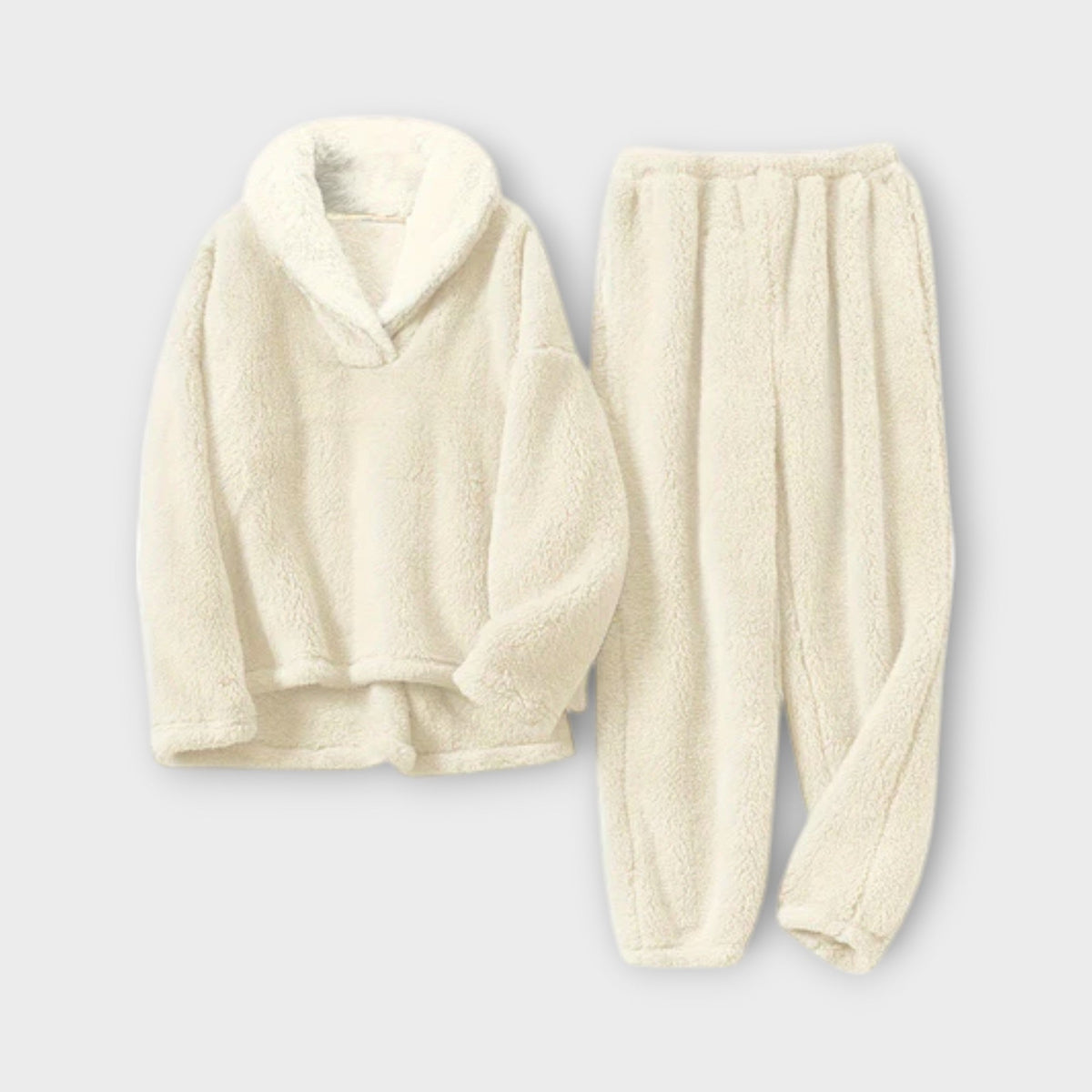 Stella - Ensemble Flanelle Douillet Gris