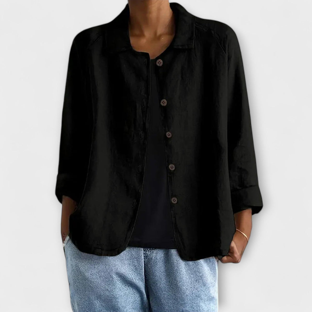 Mira - Cardigan Léger Rose Poudré