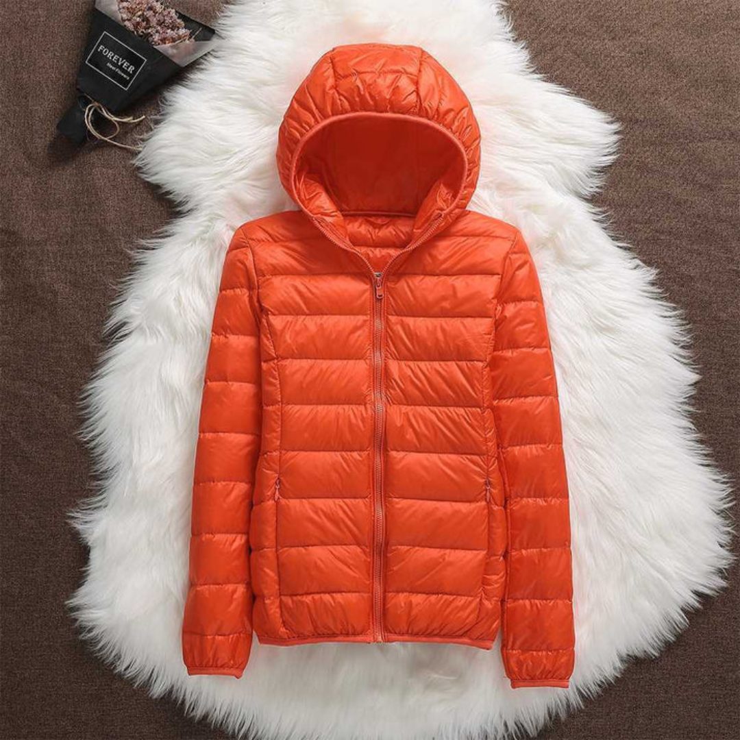 Metta - Veste matelassée mi-saison orange