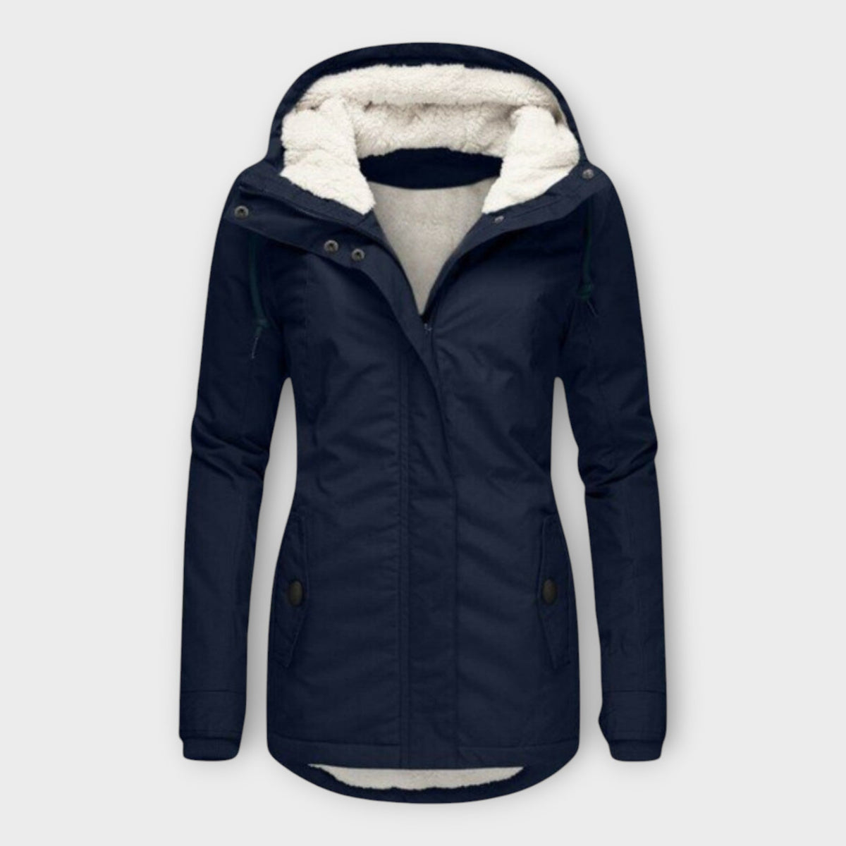 Sophie - Doudoune Imperméable Doublée Vert Olive