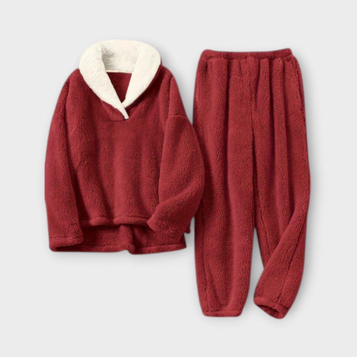 Stella - Ensemble Flanelle Douillet Gris
