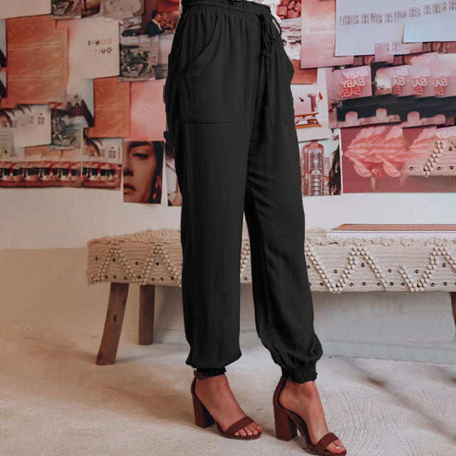 Kaeli – Pantalons Élegants à Cordon