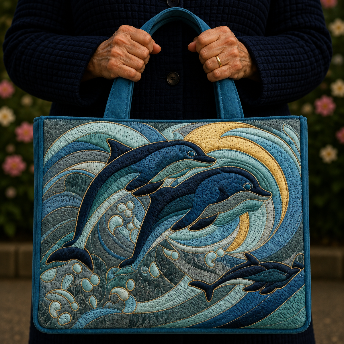 Dauphin de l’Océan | Sac matelassé