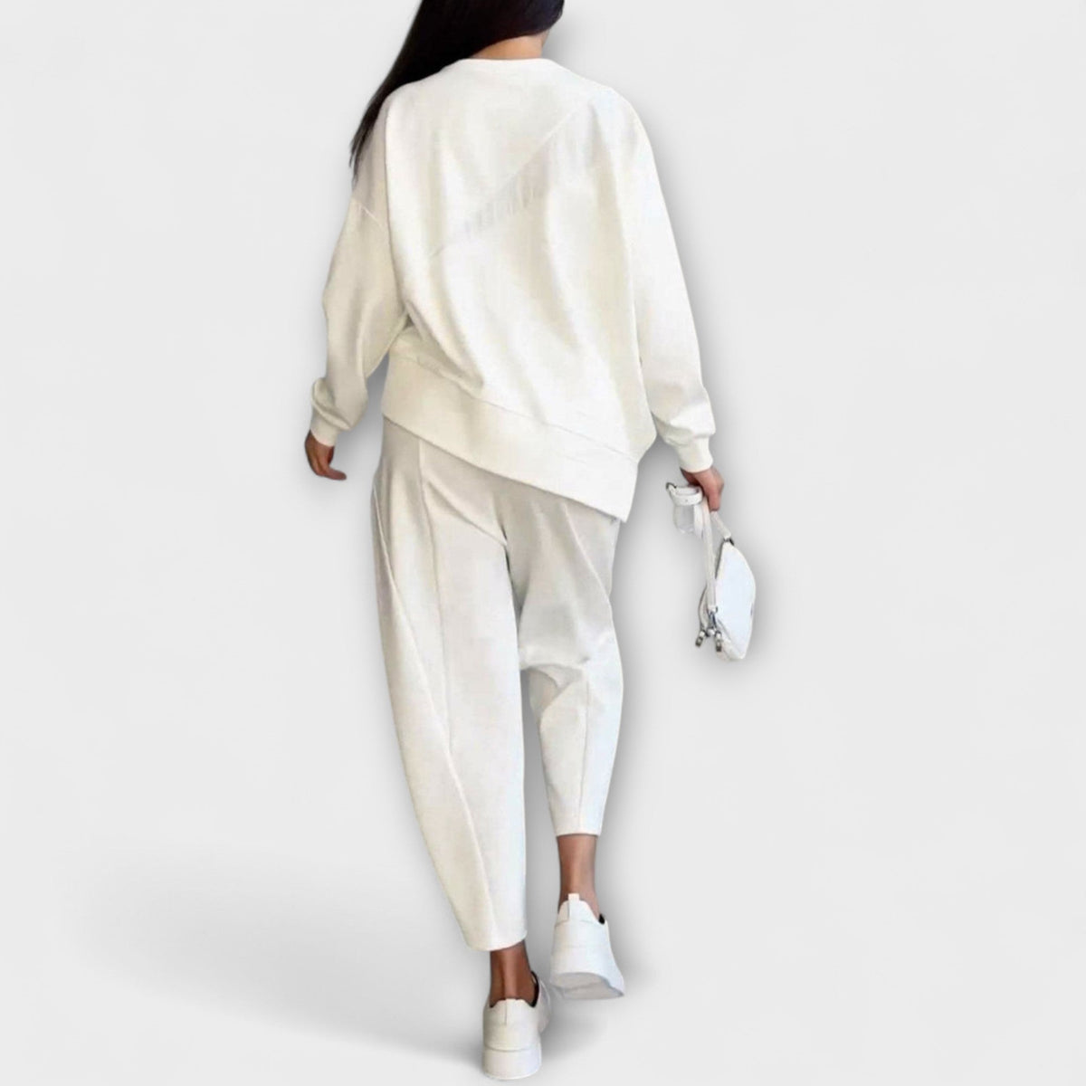 Clémence - Ensemble d'Intérieur Élégant Blanc