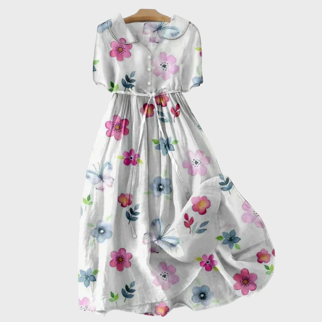 Robe Légère à Fleurs de Printemps
