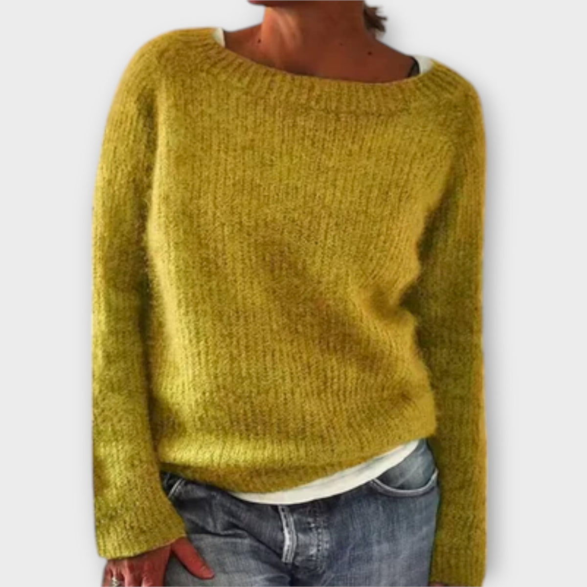 Regine - Pull Uni Gris