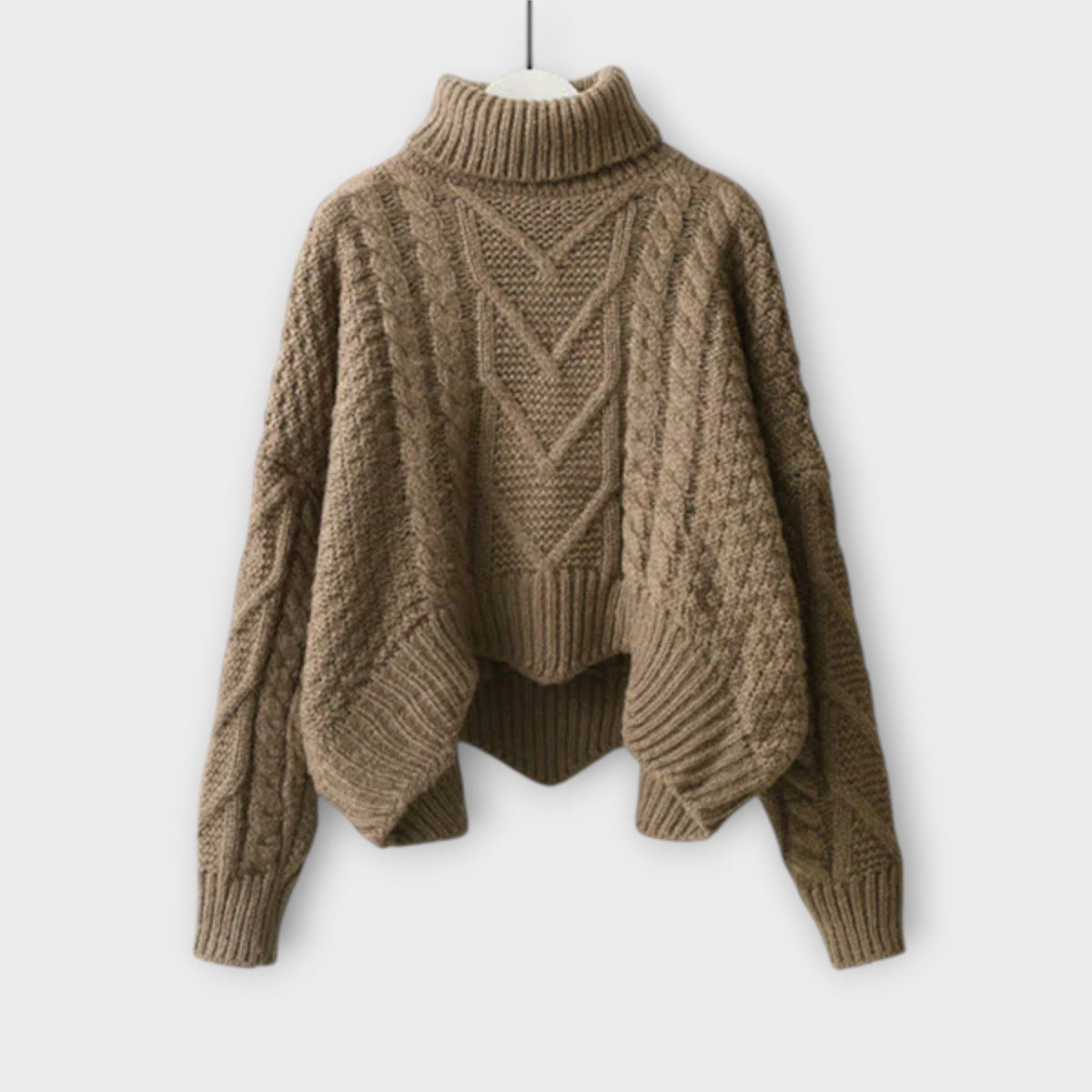 Olivia - Ensemble Tricoté Élégant Beige