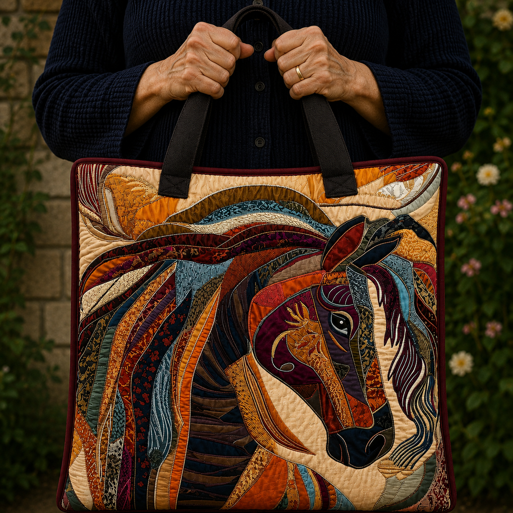 Cheval Mosaïque | Sac matelassé