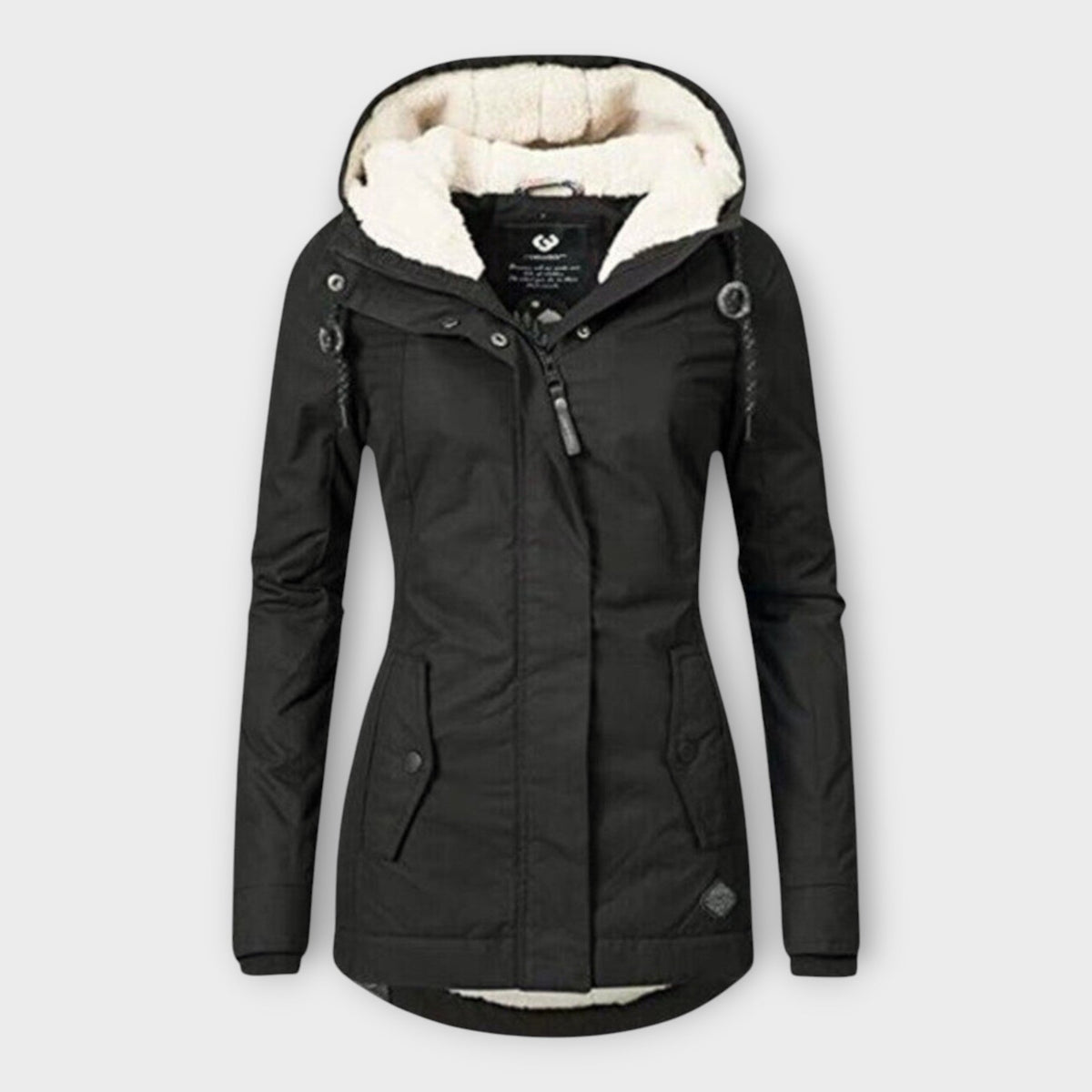 Sophie - Doudoune Imperméable Doublée Vert Olive