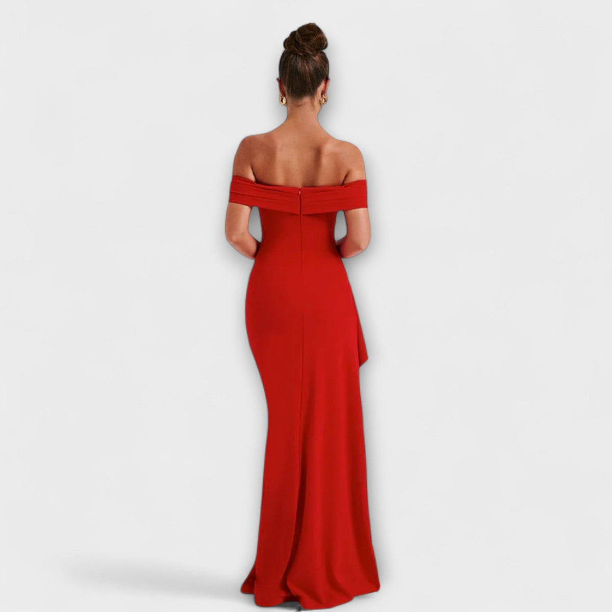 Gretchen - Robe Longue Rose à Fente