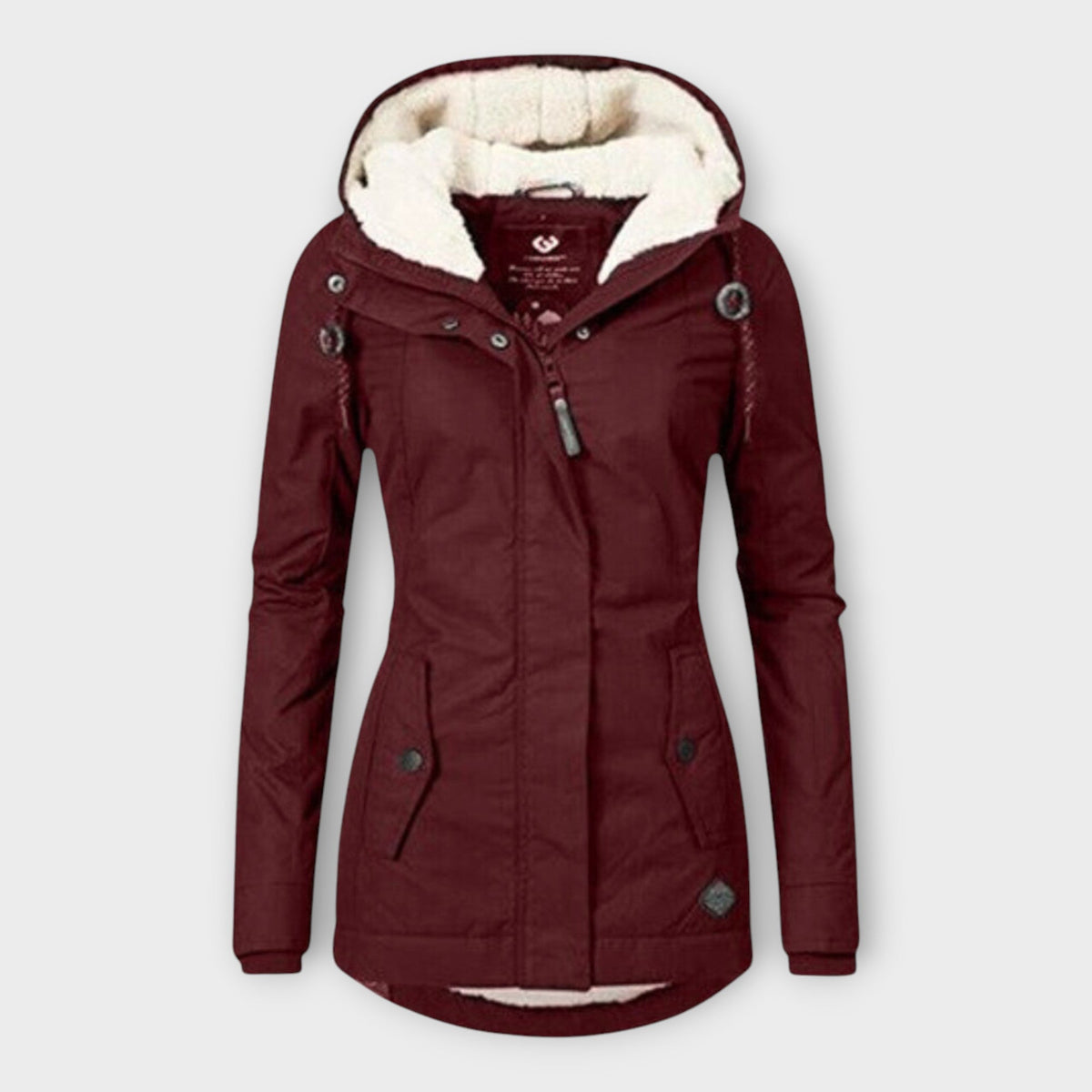 Sophie - Doudoune Imperméable Doublée Vert Olive