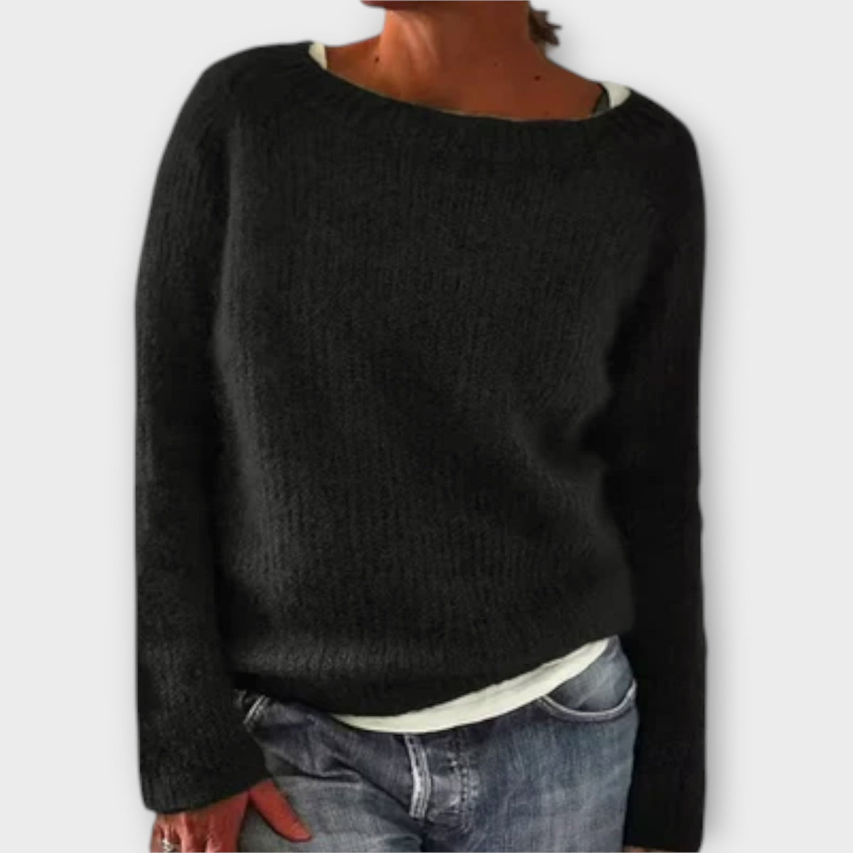 Regine - Pull Uni Gris