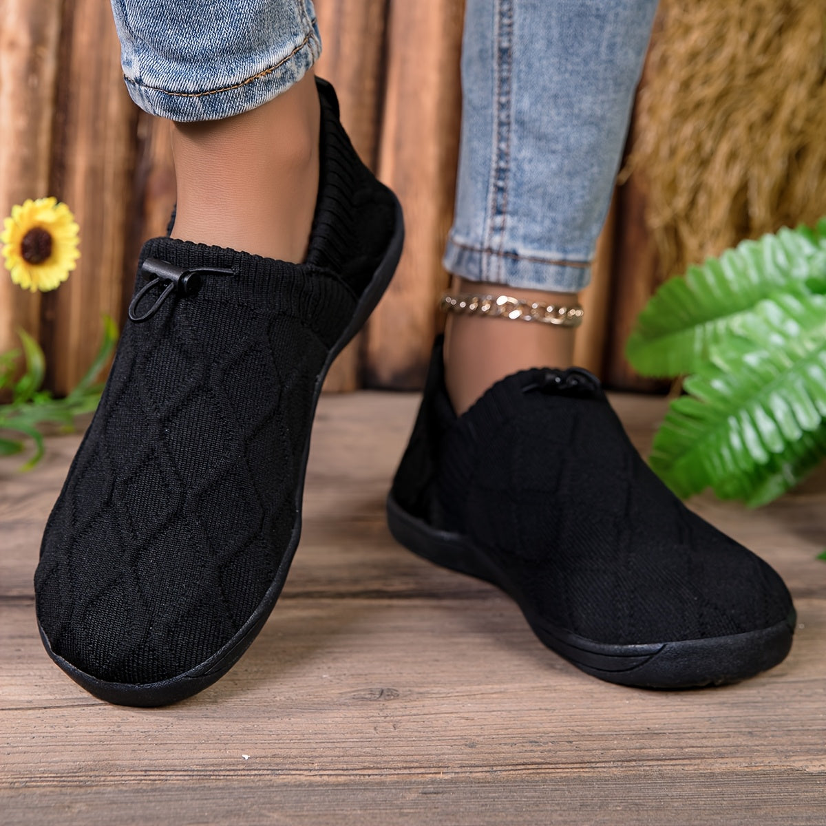 Fleur - Basket barefoot à avant-pied extra-large et semelle flexible