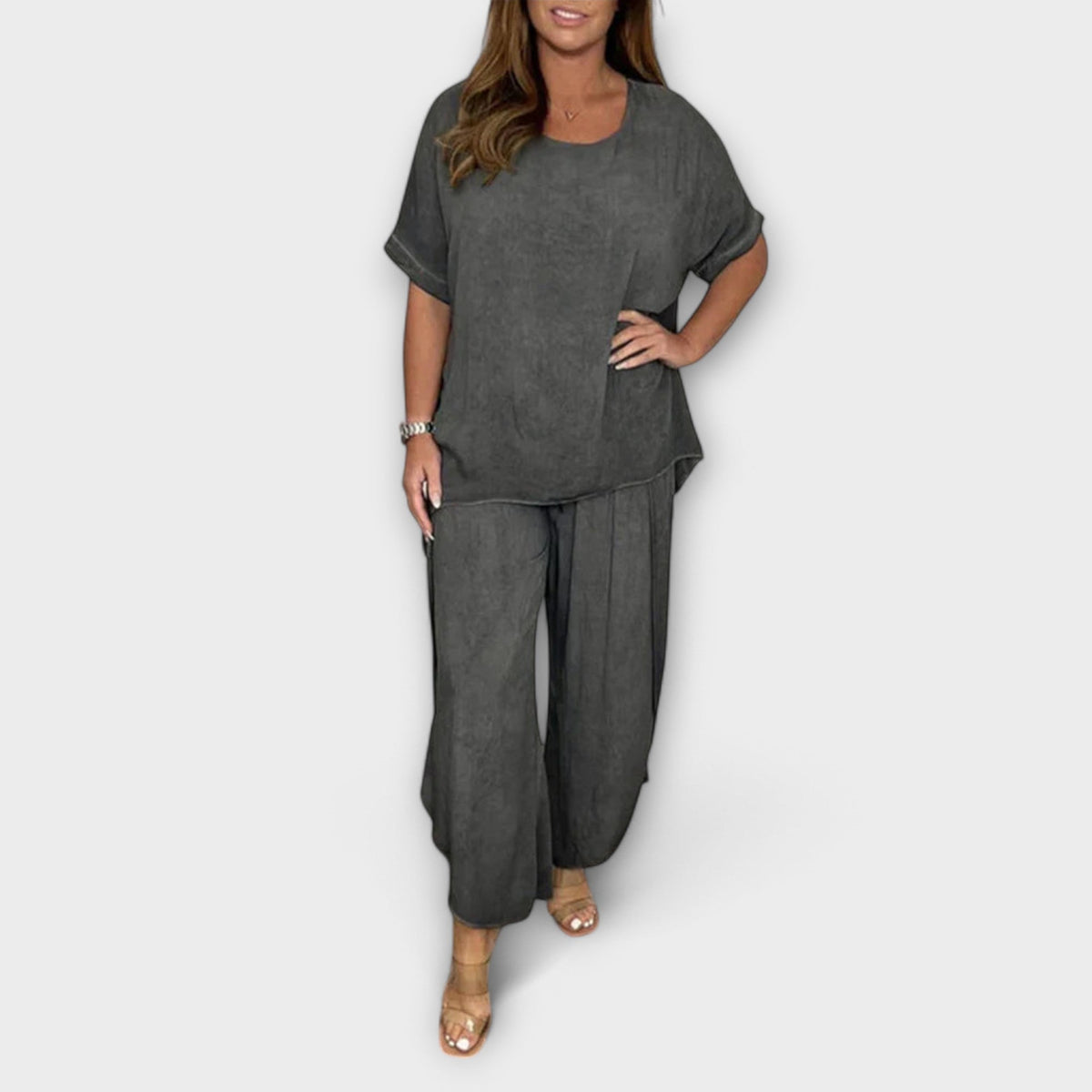 Maria - Ensemble 2 Pièces Confortable Beige