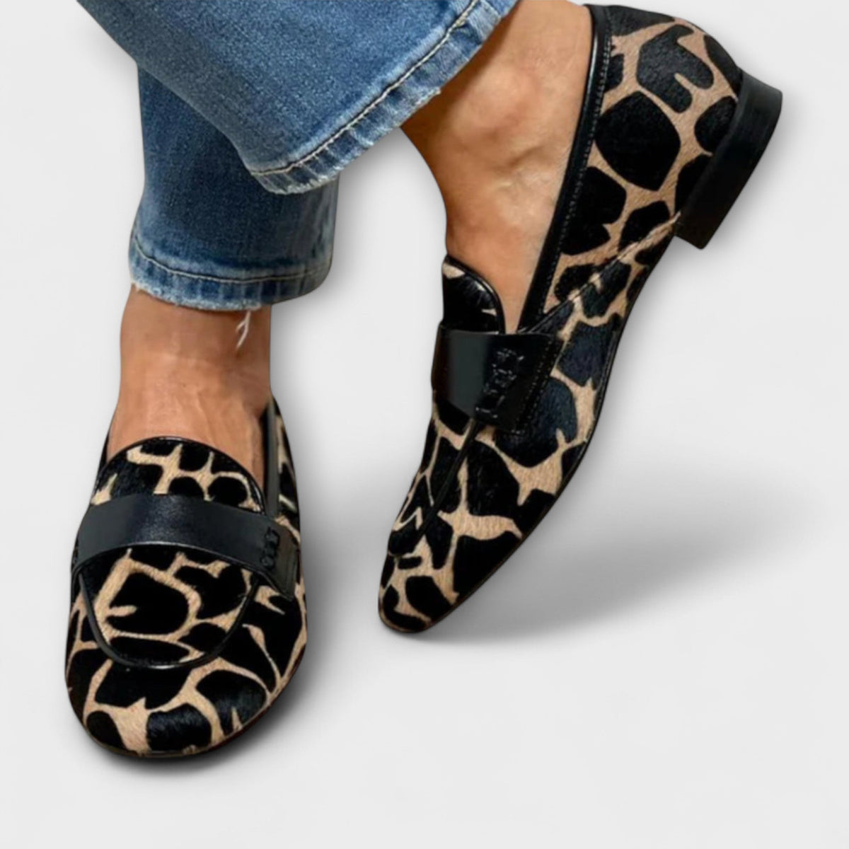 Adelinde - Mocassins Léopard