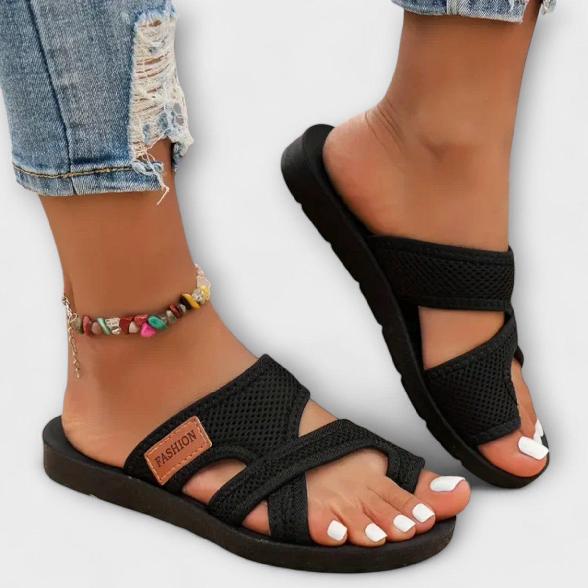 Edelgund - Mules Confort Noires