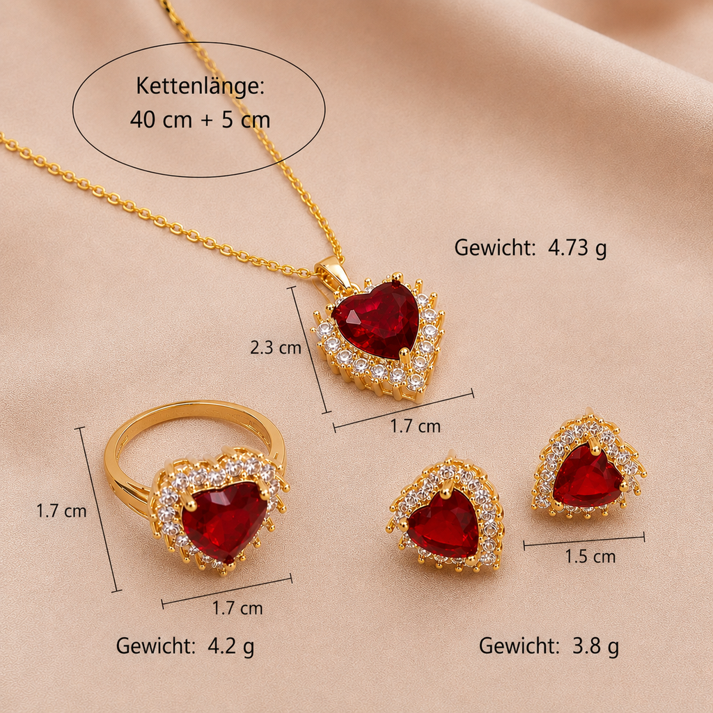 Anavelle Roubella — Parure de bijoux dorée