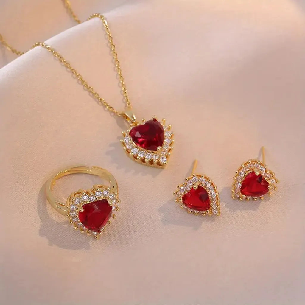 Anavelle Roubella — Parure de bijoux dorée