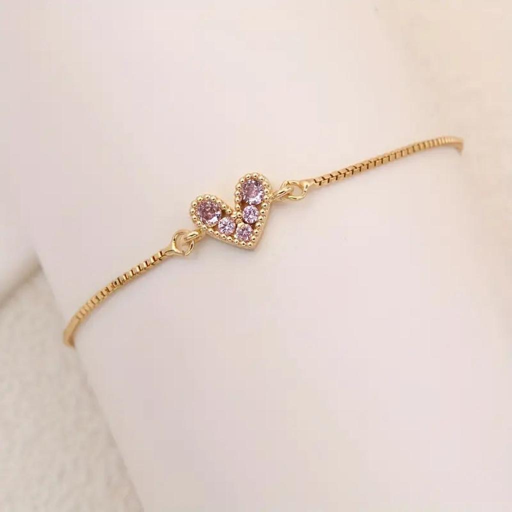 Armband „Rosé Liebe“ | Gold
