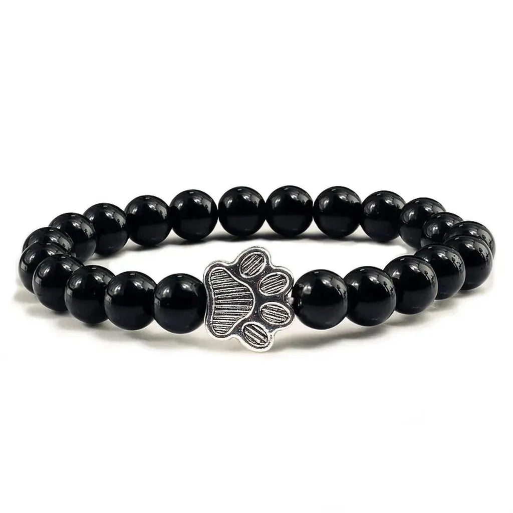 Armband mit Pfotenperlen