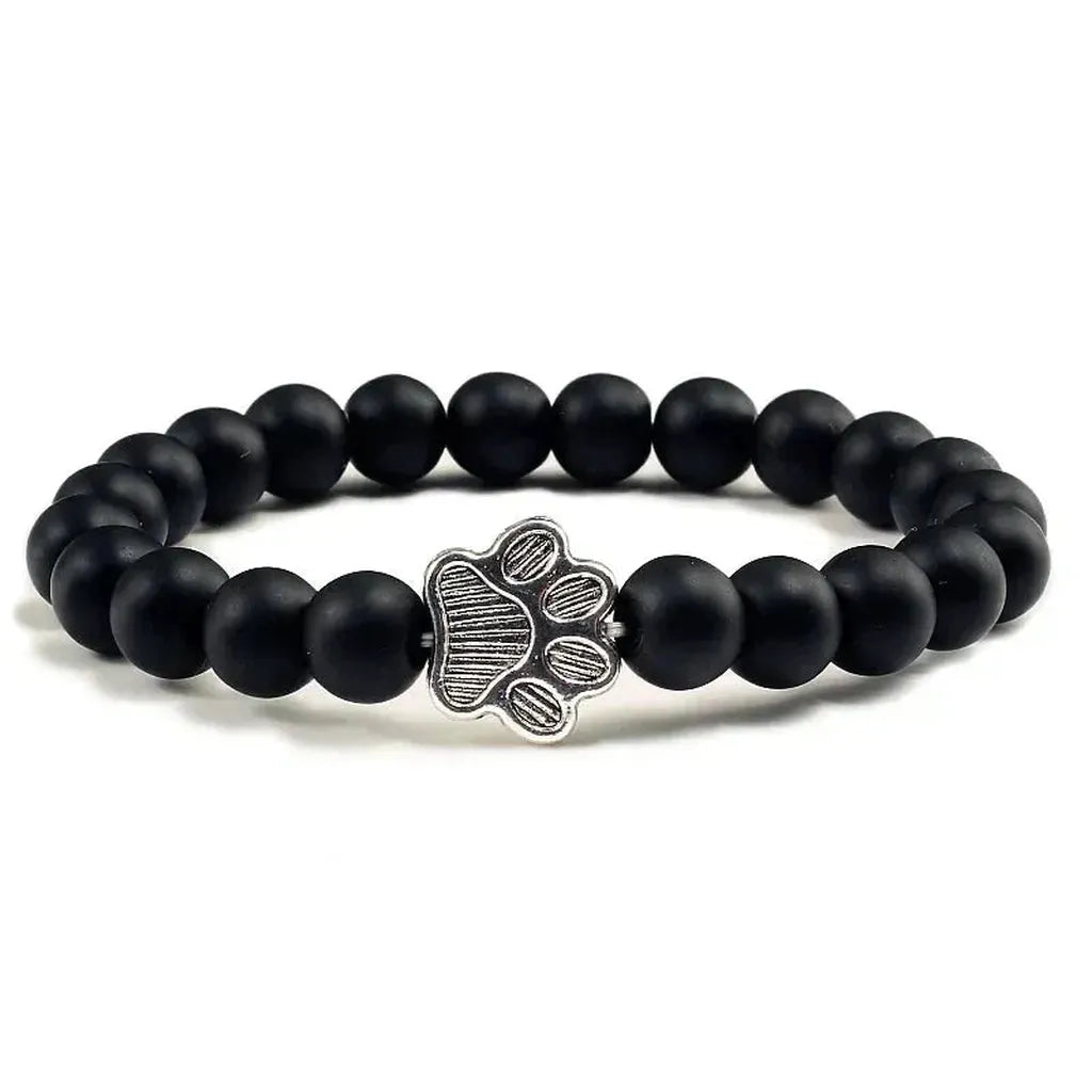 Armband mit Pfotenperlen
