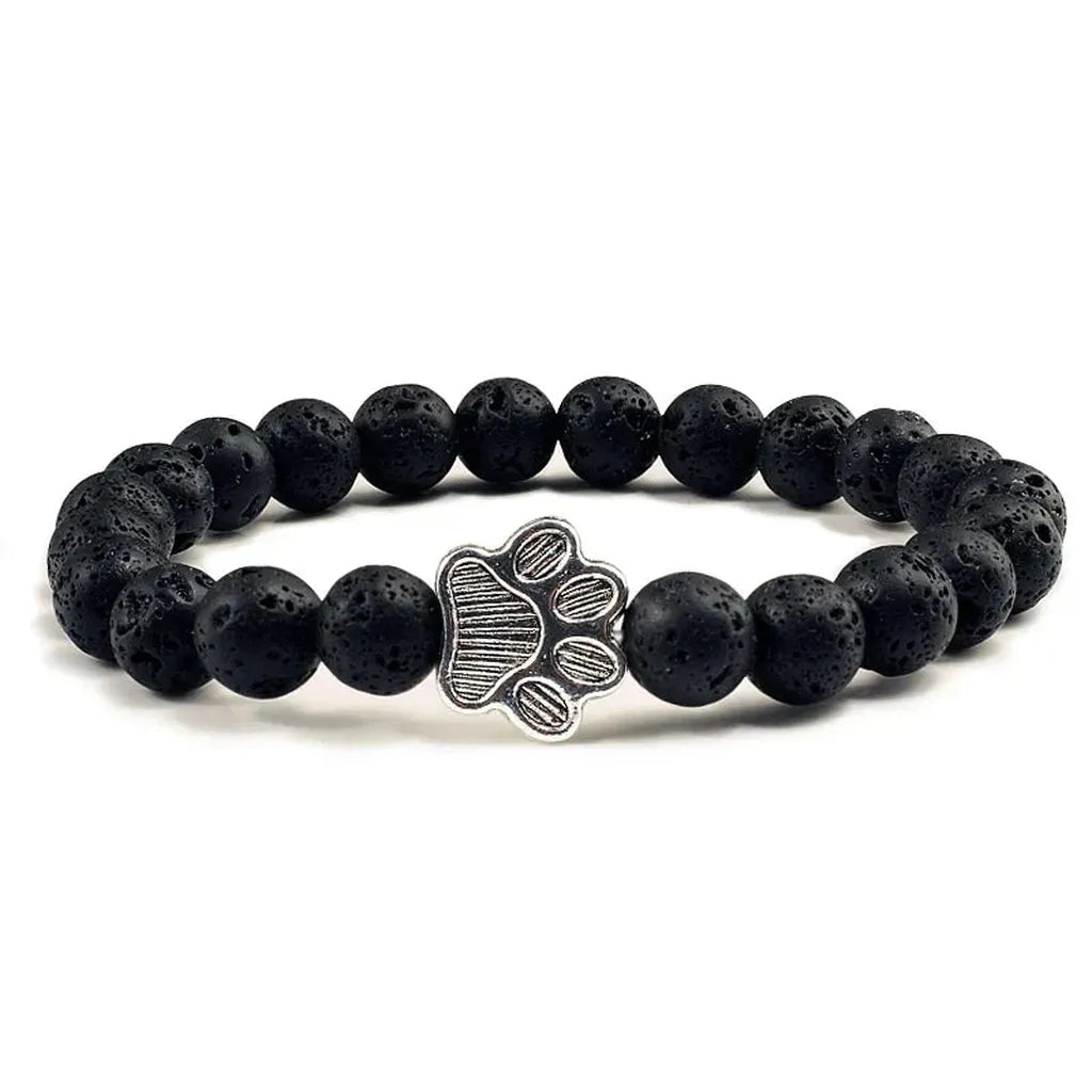 Armband mit Pfotenperlen