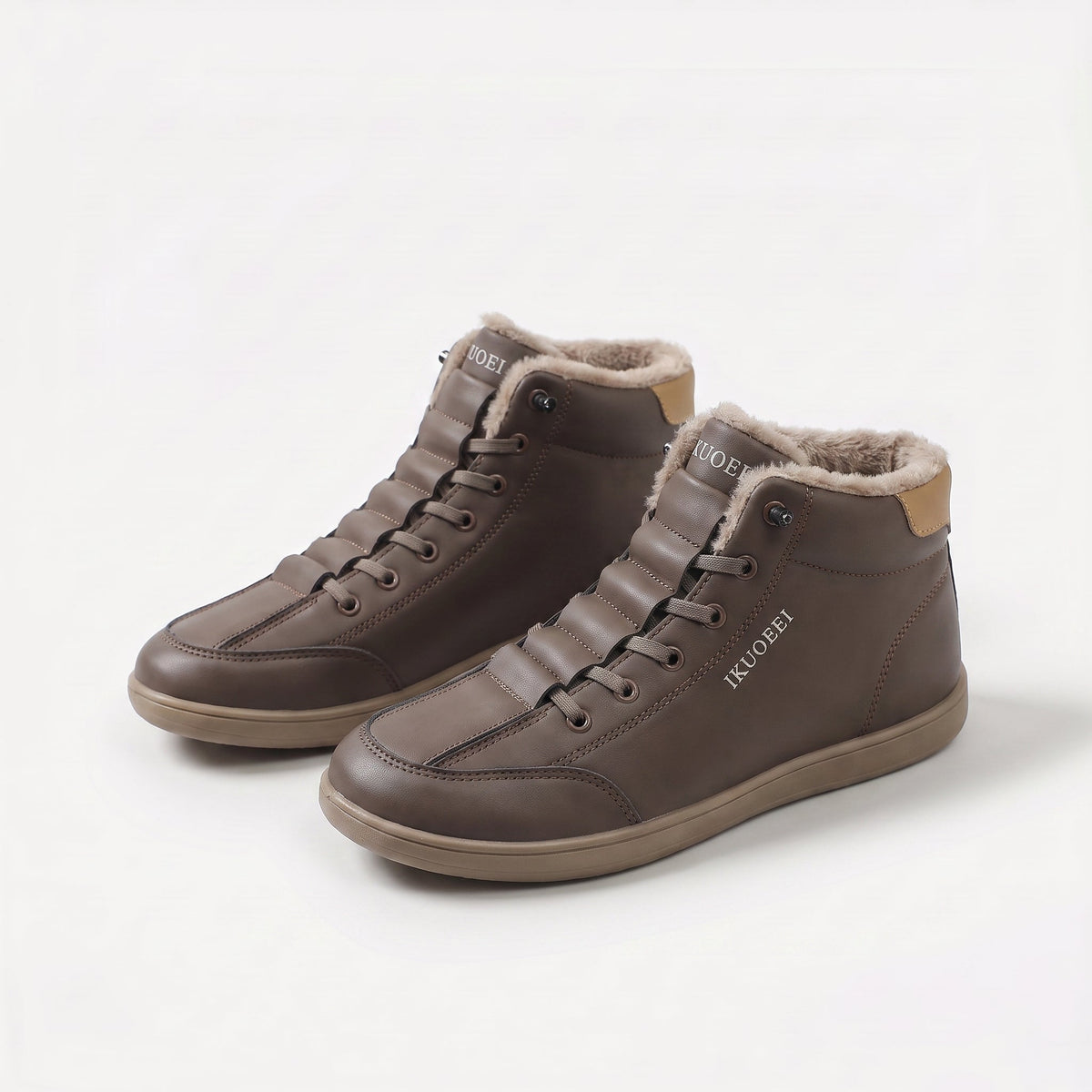 Nora - Chaussure de randonnée d'hiver doublée à semelle crantée robuste