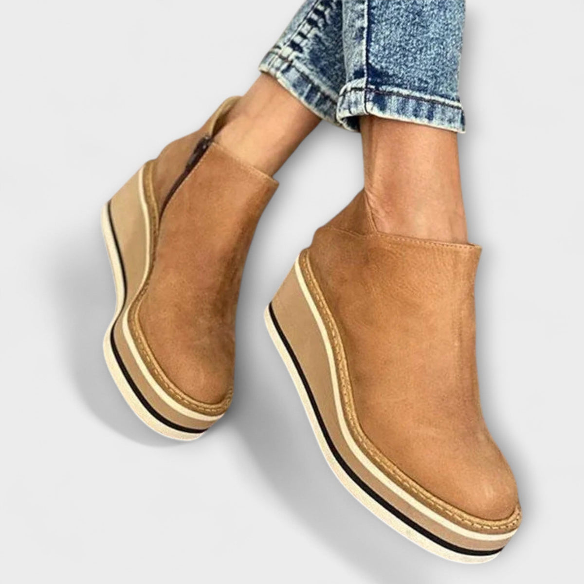 Brunhilde - Bottines Chelsea Dorées