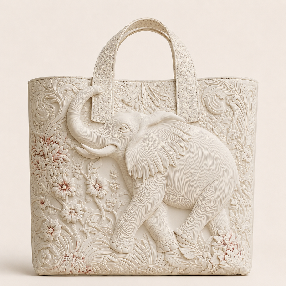 Éléphant Sage | Sac matelassé