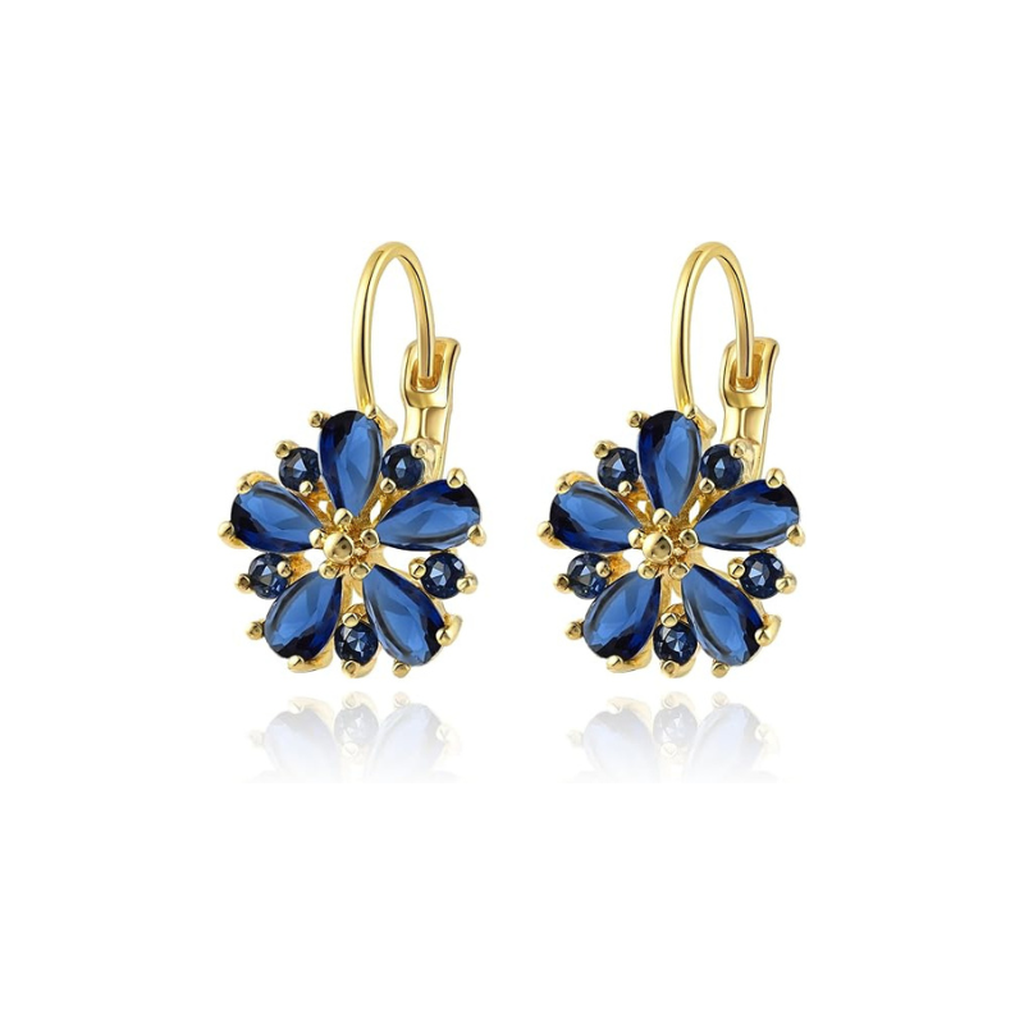 Boucles d’oreilles fleurs Calina | Doré