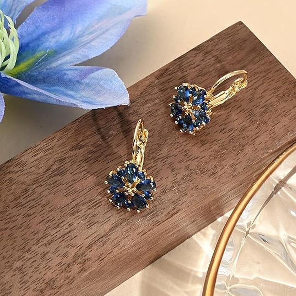 Boucles d’oreilles fleurs Calina | Doré