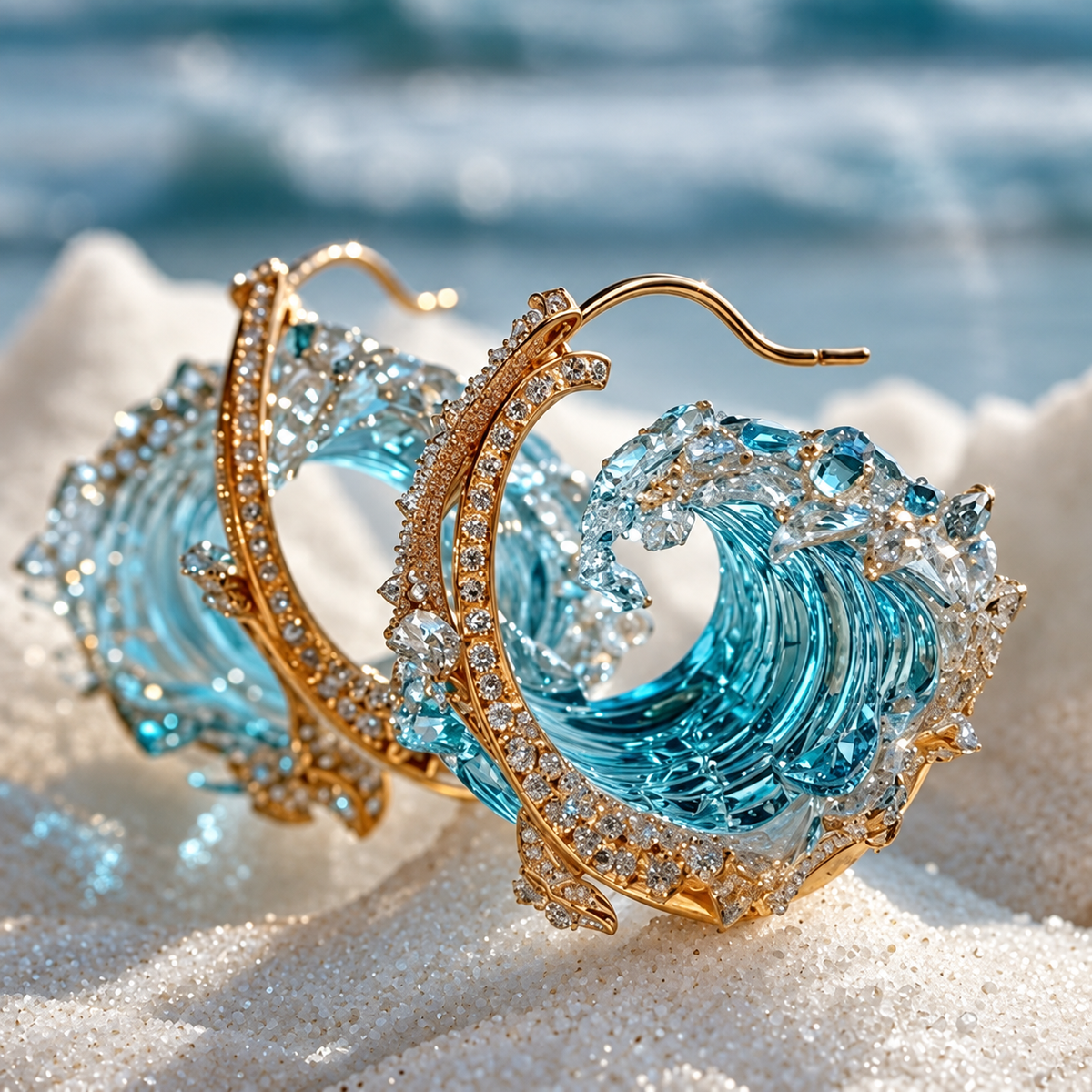 Promesse de l’océan — Boucles d’oreilles
