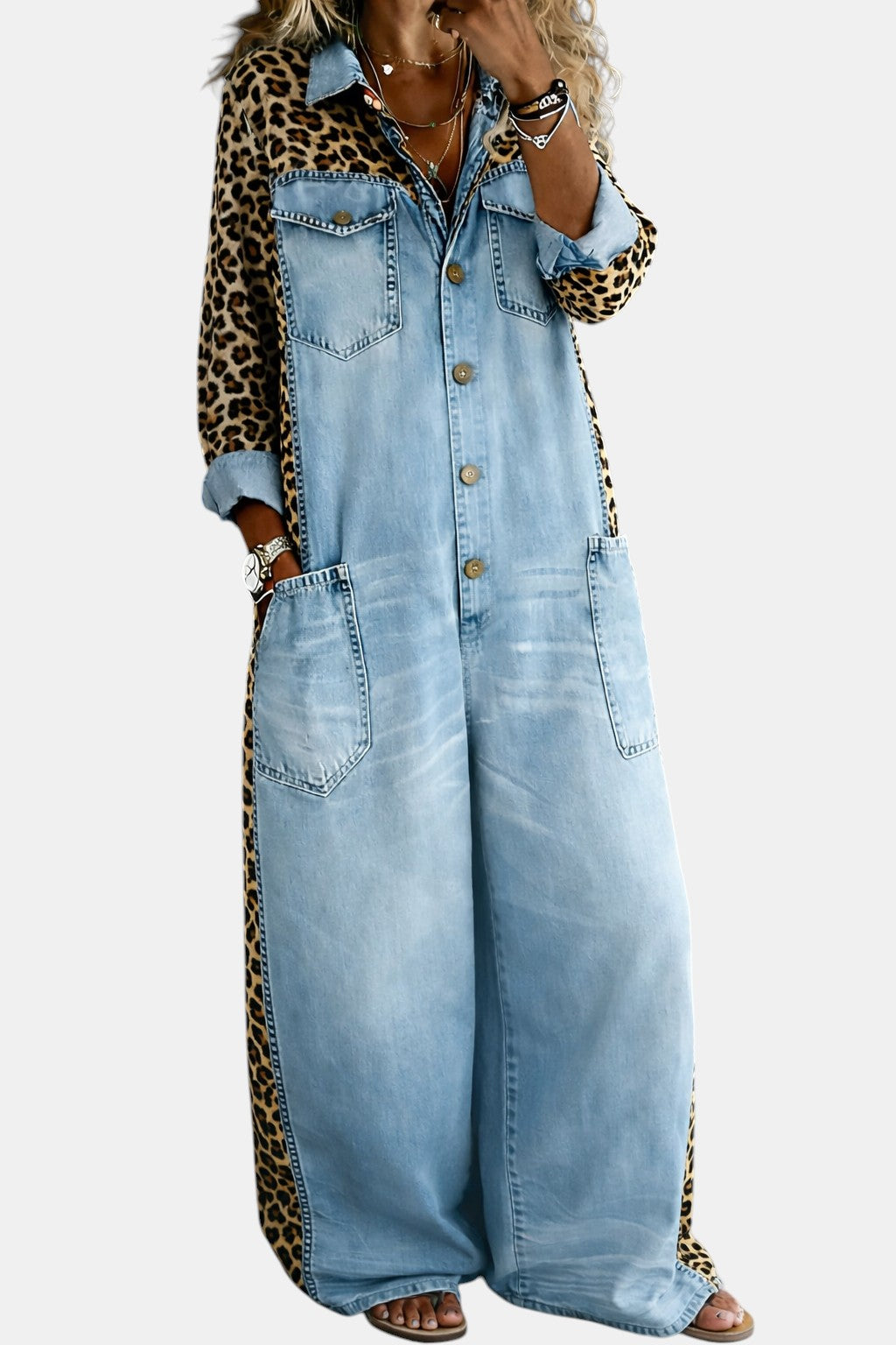 Amanda | Combinaison en denim
