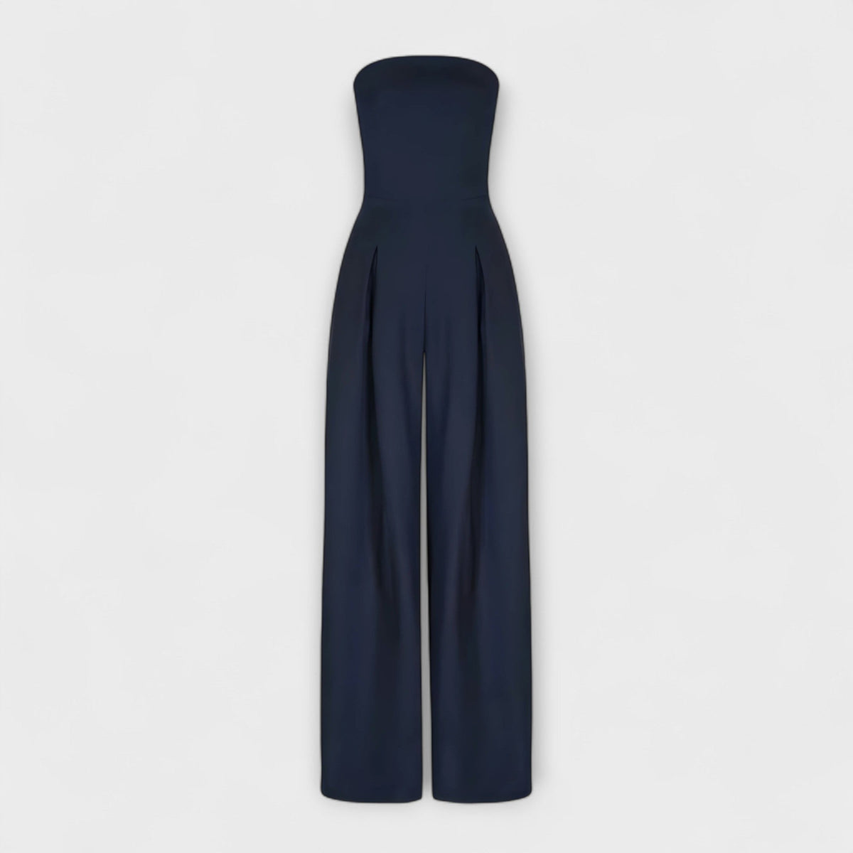 Amélie - Combinaison Bandeau Élégante Bleu Foncé