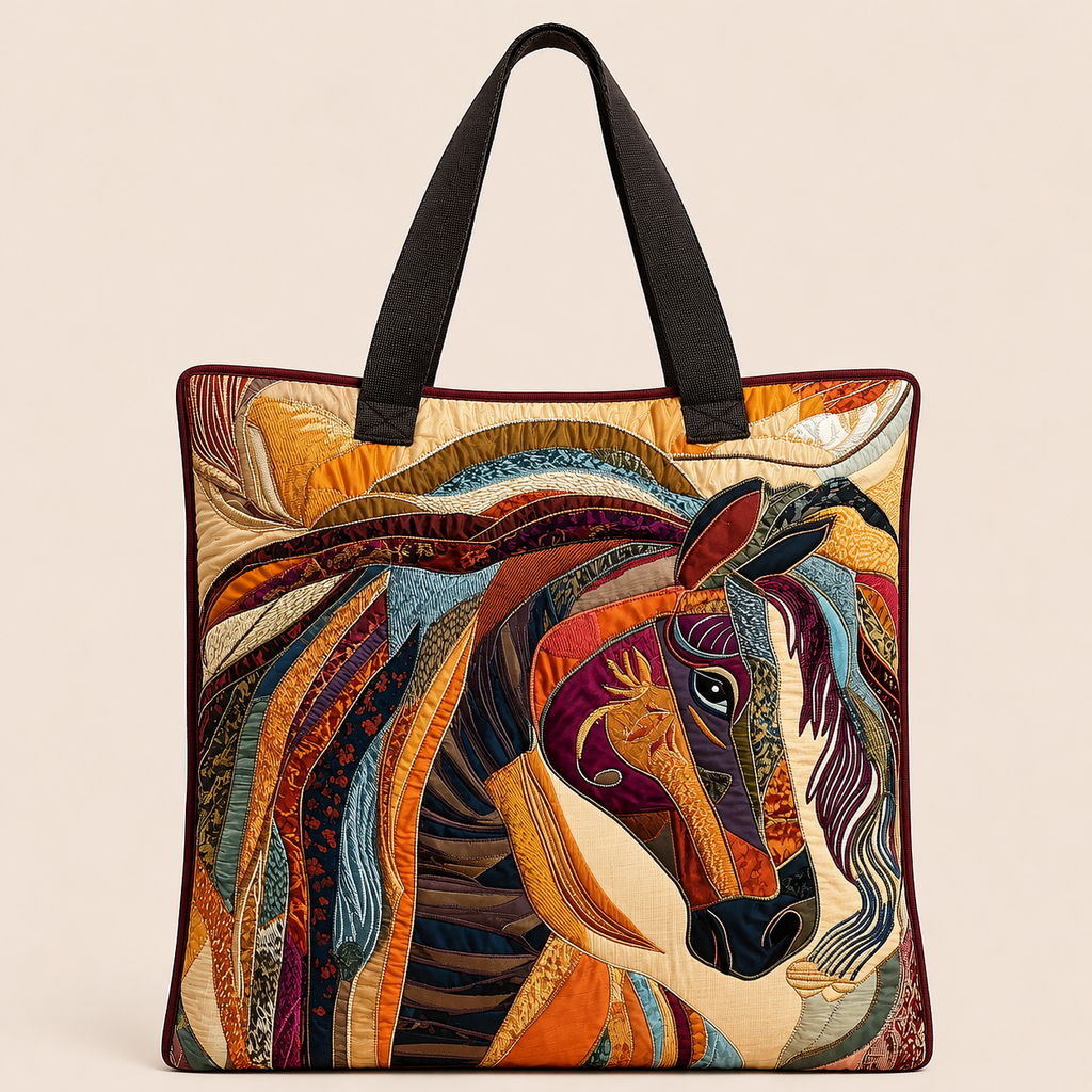 Cheval Mosaïque | Sac matelassé