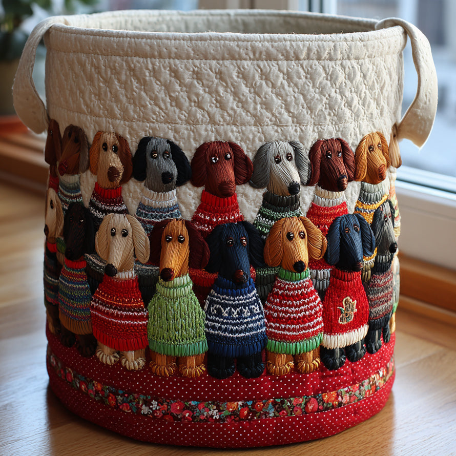Greta | Panier de rangement matelassé