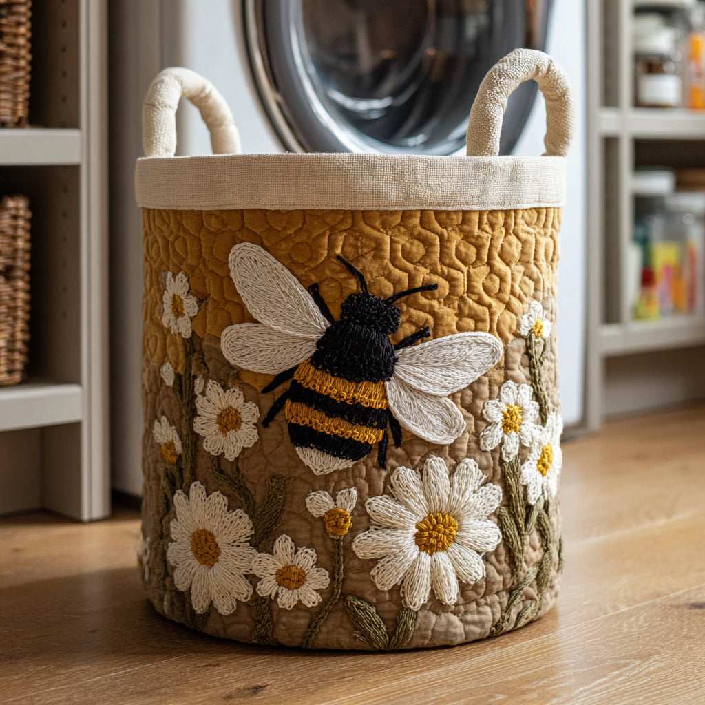 Honey | Panier de rangement matelassé