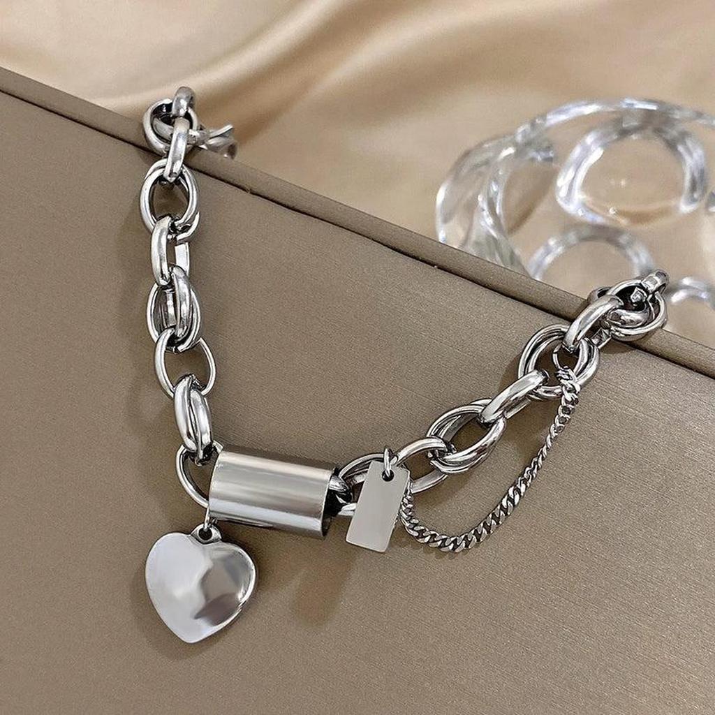 Bracelet manchette large doré