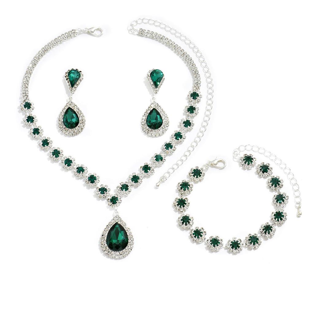 Dreiteiliges Braut-Schmuckset
