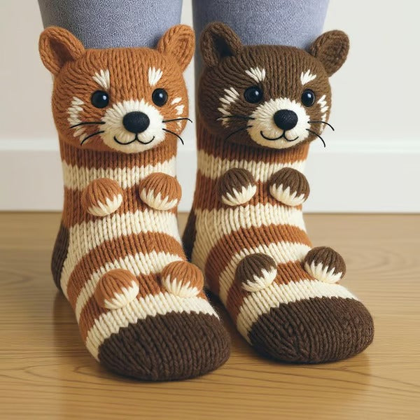Rania - Chaussettes raton laveur