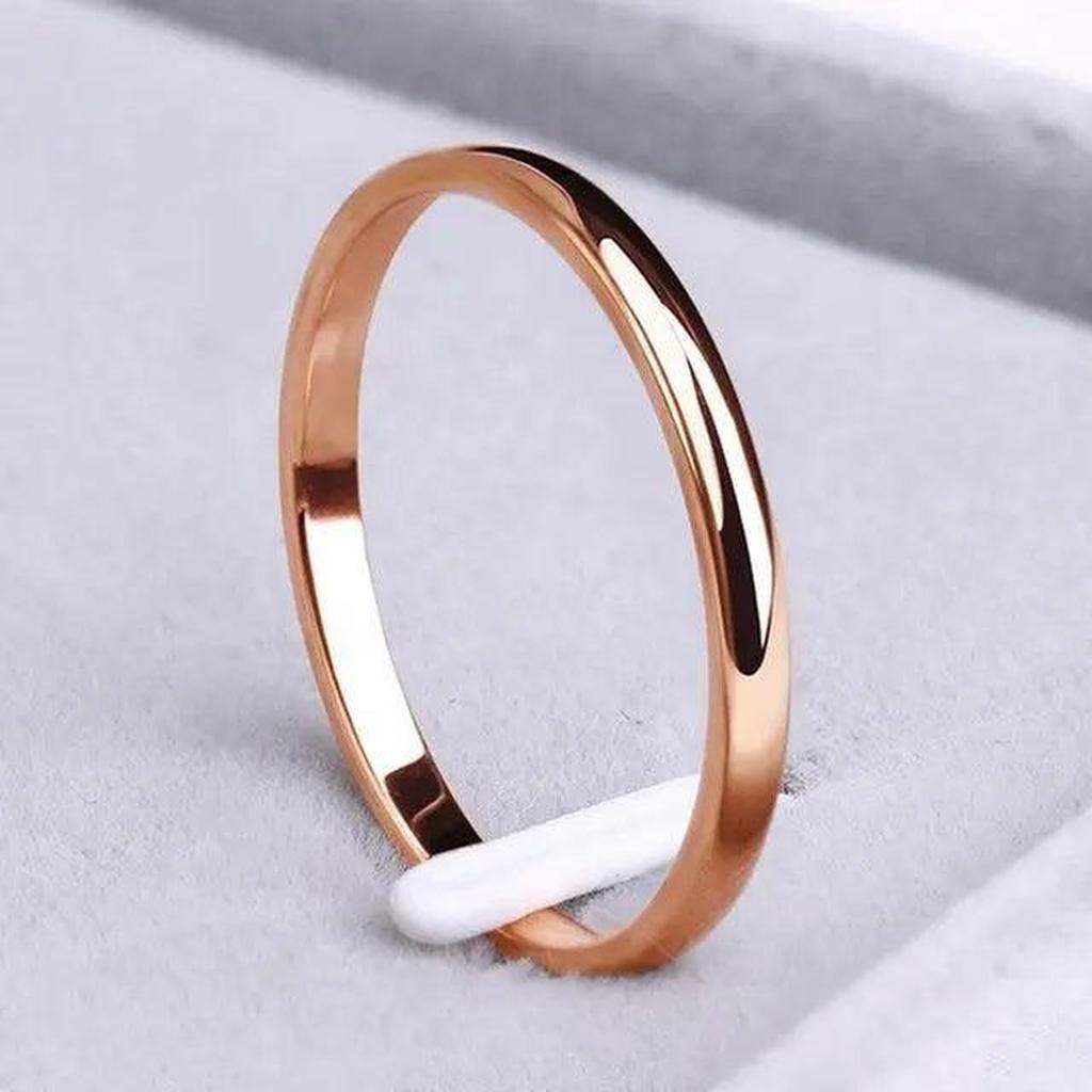 Bague intemporelle — Dorée, argentée ou dorée rose