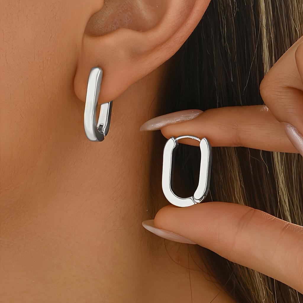 Boucles d’oreilles géométriques élégantes